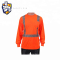 reflective cheap safety long sleeve t shirts,high visibility safety shirt,green reflective safety shirt